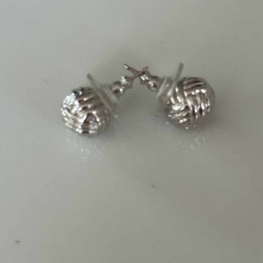 Elegant Silver Stud Earrings